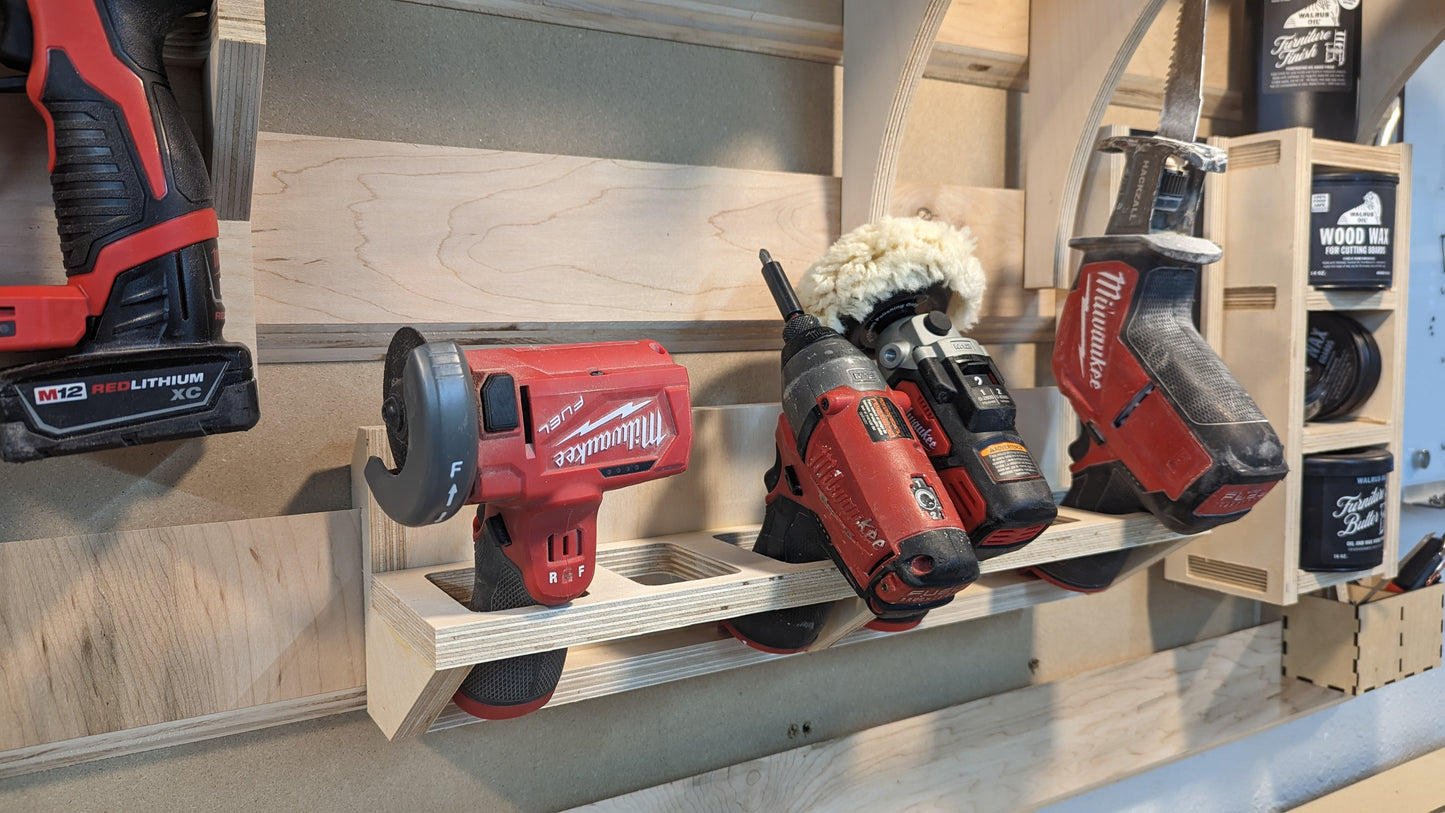 Milwaukee M12 Tool Holder - French Cleat