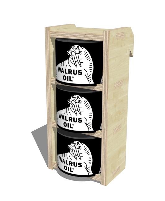 Walrus Oil Can Holder Files (FREE Care Card holder Plans Included!)