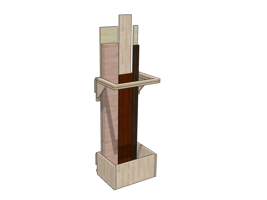 French Cleat Vertical Storage Plans